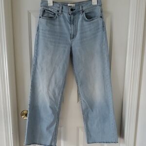 ASKK NY Crop Wide Leg Zuma Light Blue Jeans Size 28